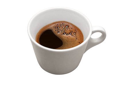 simsearch:614-06002327,k - fresh cup of coffee on white background Foto de stock - Super Valor sin royalties y Suscripción, Código: 400-04397473