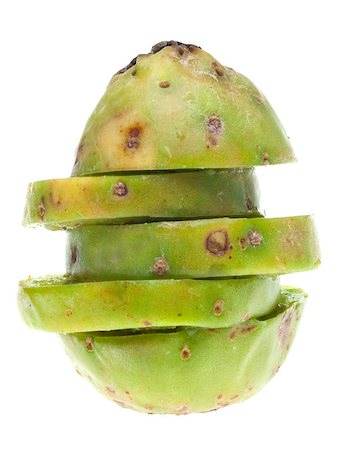 simsearch:400-05240866,k - Ripe Prickly Pear Cactaceous Fruit Isolated on White with a Clipping Path. Fotografie stock - Microstock e Abbonamento, Codice: 400-04398334