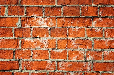 simsearch:400-05105343,k - Old red brick wall background Photographie de stock - Aubaine LD & Abonnement, Code: 400-04398534
