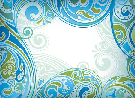 Illustration of abstract curve background. Stockbilder - Microstock & Abonnement, Bildnummer: 400-04398608