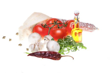 Pizza ingredients Stock Photo - Budget Royalty-Free & Subscription, Code: 400-04398832