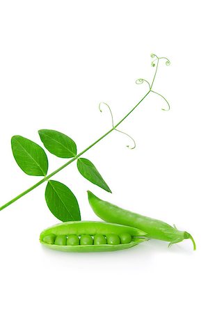 simsearch:400-05294178,k - green peas isolated on a white background Stockbilder - Microstock & Abonnement, Bildnummer: 400-04399313