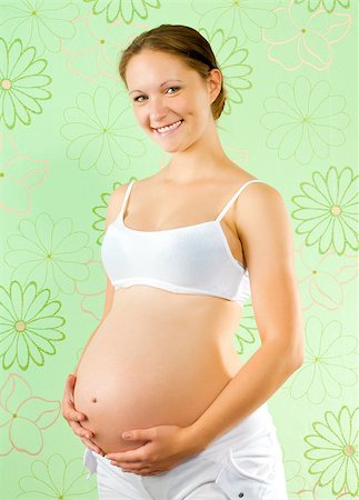 simsearch:400-06849973,k - lovely pregnant woman waiting for a child Stock Photo - Budget Royalty-Free & Subscription, Code: 400-04399334
