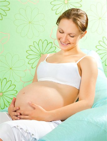 simsearch:400-06849973,k - lovely pregnant woman waiting for a child Stock Photo - Budget Royalty-Free & Subscription, Code: 400-04399330