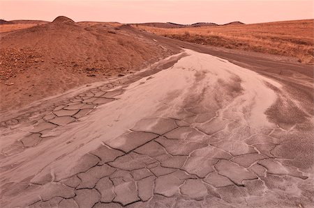 simsearch:400-06482097,k - Mud Volcanoes and a sky with clouds Stock Photo - Budget Royalty-Free & Subscription, Code: 400-04399585
