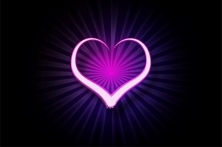 simsearch:400-04307995,k - Painted light heart on retro background Fotografie stock - Microstock e Abbonamento, Codice: 400-04390623