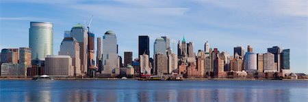 New York - Manhattan skyline Foto de stock - Super Valor sin royalties y Suscripción, Código: 400-04390636