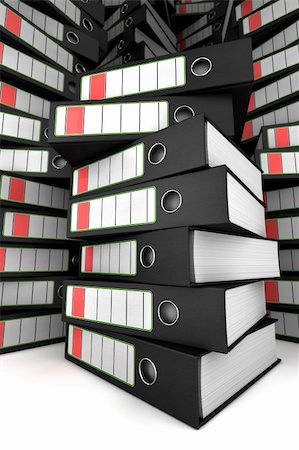 simsearch:400-06764562,k - Stacks of ring binders in office room Stock Photo - Budget Royalty-Free & Subscription, Code: 400-04391577