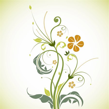 simsearch:400-04268949,k - illustration of floral tree on white  background Stock Photo - Budget Royalty-Free & Subscription, Code: 400-04391758