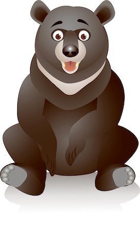 simsearch:400-05306351,k - Black bear Stock Photo - Budget Royalty-Free & Subscription, Code: 400-04393516