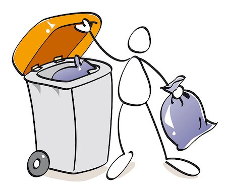 bin for compost recycling Photographie de stock - Aubaine LD & Abonnement, Code: 400-04404695
