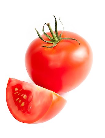 simsearch:400-05292254,k - red ripe tomato isolated on white background Photographie de stock - Aubaine LD & Abonnement, Code: 400-04405186