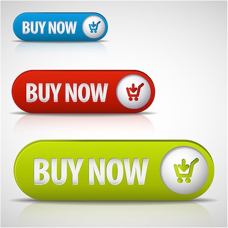 simsearch:400-07424571,k - set of buy now buttons - red, green and blue Stock Photo - Budget Royalty-Free & Subscription, Code: 400-04405246