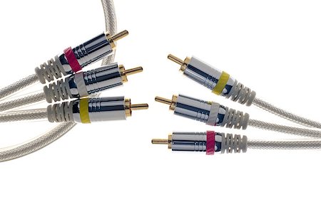 Video cable with a sil covering Stock Photo - Budget Royalty-Free & Subscription, Code: 400-04405283