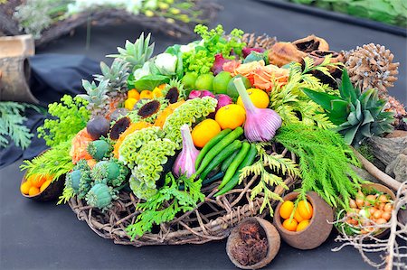 assortment healthy vegetables in basket Stock Photo - Budget Royalty-Free & Subscription, Code: 400-04405369
