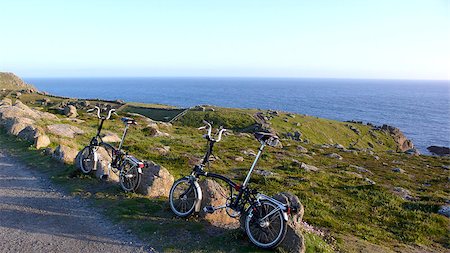 Fold bikes which was used for cycling in Cornwall and Devon Stockbilder - Microstock & Abonnement, Bildnummer: 400-04405631