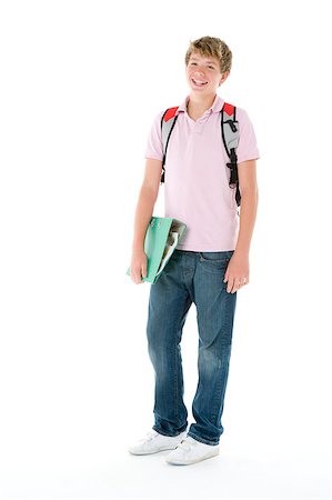 Portrait Of Teenage Schoolboy Stock Photo - Budget Royalty-Free & Subscription, Code: 400-04405689