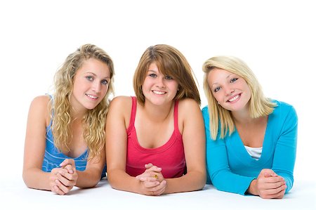 Portrait Of Teenage Girls Stock Photo - Budget Royalty-Free & Subscription, Code: 400-04405719