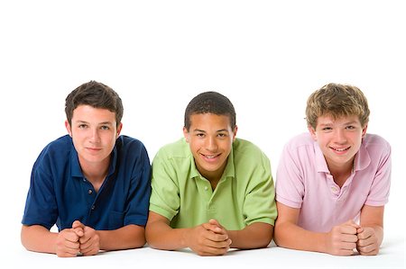 simsearch:400-05728957,k - Portrait Of Three Teenage Boys Stock Photo - Budget Royalty-Free & Subscription, Code: 400-04405721