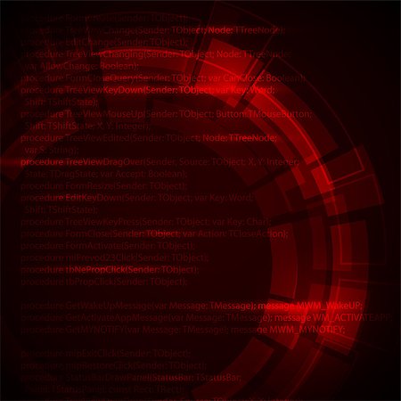 Abstract dark red  technical background with place for your text Stock Photo - Budget Royalty-Free & Subscription, Code: 400-04406284