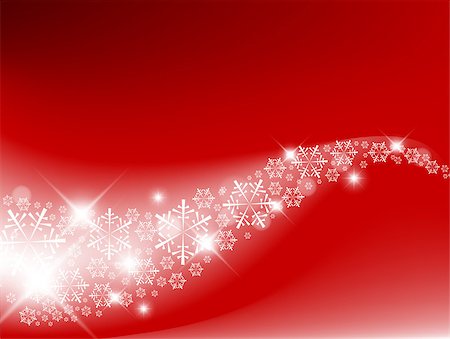 Red Abstract Christmas background with white snowflakes Stock Photo - Budget Royalty-Free & Subscription, Code: 400-04406341