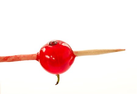 simsearch:400-08341539,k - ripe red currant berries on a white background Stockbilder - Microstock & Abonnement, Bildnummer: 400-04406423