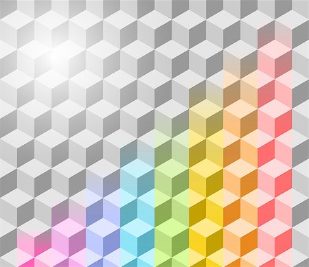 simsearch:400-05694465,k - Abstract vector rainbow background. Eps 10 Stock Photo - Budget Royalty-Free & Subscription, Code: 400-04407311
