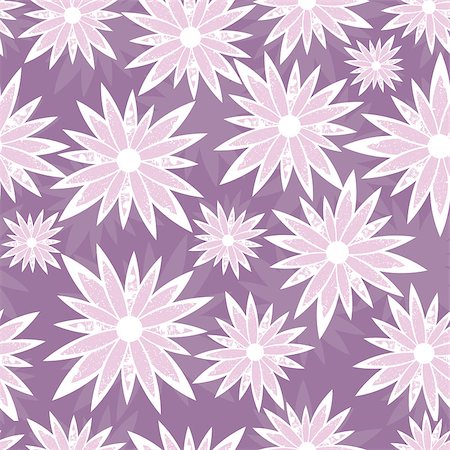 simsearch:400-05730150,k - Grunge  vector seamless flower background pattern, floral vintage illustration. Cute backdrop. Stock Photo - Budget Royalty-Free & Subscription, Code: 400-04408490