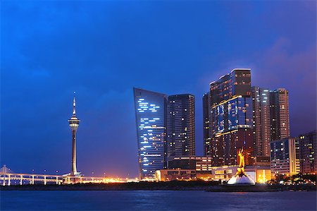 Macau at night Stock Photo - Budget Royalty-Free & Subscription, Code: 400-04408695