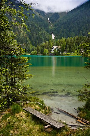 dolomiti summer - Mountain Lake in South Tyrol Stock Photo - Budget Royalty-Free & Subscription, Code: 400-04409042