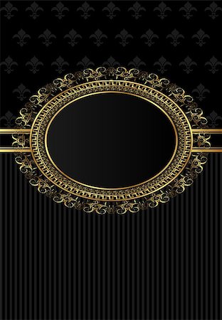 Illustration luxury vintage frame for design packing - vector Stock Photo - Budget Royalty-Free & Subscription, Code: 400-04401209