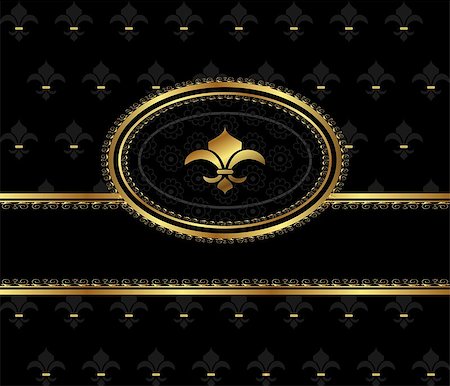 simsearch:400-05690619,k - Illustration royal background with golden frame - vector Stock Photo - Budget Royalty-Free & Subscription, Code: 400-04401210