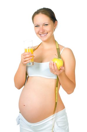 simsearch:400-04416091,k - young pregnant woman with a glass of juice Fotografie stock - Microstock e Abbonamento, Codice: 400-04401375