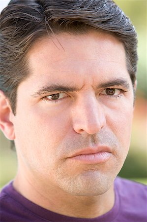 simsearch:400-04890006,k - Head shot of man scowling Stock Photo - Budget Royalty-Free & Subscription, Code: 400-04401670