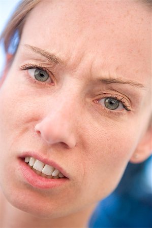 simsearch:400-04890006,k - Head shot of woman scowling Stock Photo - Budget Royalty-Free & Subscription, Code: 400-04401704