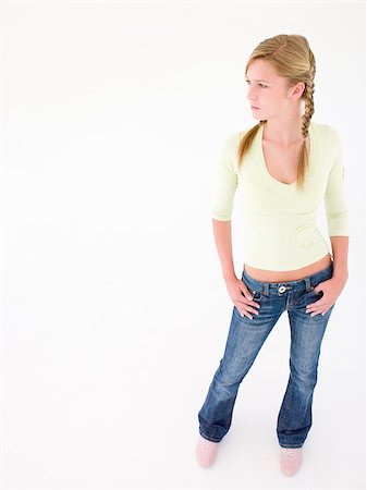 simsearch:400-04889985,k - Teenage girl with hands on hips Photographie de stock - Aubaine LD & Abonnement, Code: 400-04402256