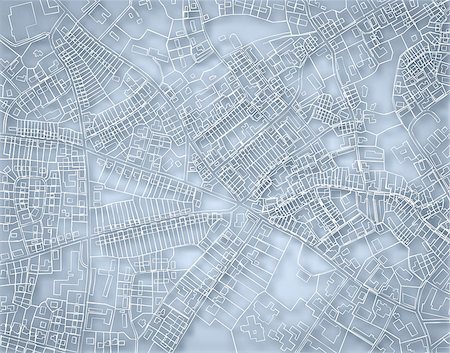 simsearch:400-09051583,k - Editable vector blueprint sketch of a detailed generic street map without names with background made using a gradient mesh Photographie de stock - Aubaine LD & Abonnement, Code: 400-04402452