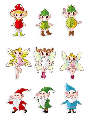 cartoon little baby fairy icon Stock Photo - Budget Royalty-Free & Subscription, Code: 400-04403029