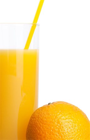 simsearch:400-03950882,k - orange juice  isolated on white Stockbilder - Microstock & Abonnement, Bildnummer: 400-04403495