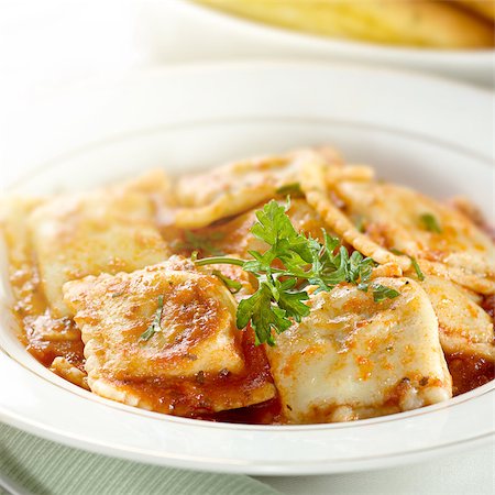 ravioli with garnish Stock Photo - Budget Royalty-Free & Subscription, Code: 400-04414160