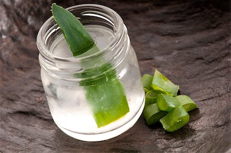 aloe vera juice with fresh leaves Stock Photo - Budget Royalty-Free & Subscription, Code: 400-04416354