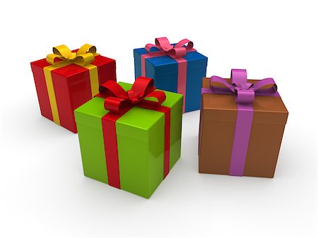 simsearch:400-04329029,k - 3d, gift, red, gold, blue, green, pink Stock Photo - Budget Royalty-Free & Subscription, Code: 400-04418103