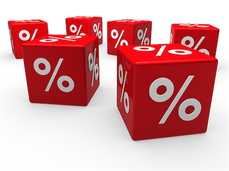 simsearch:400-04353279,k - 3d cube red sale discount retail percentage Stock Photo - Budget Royalty-Free & Subscription, Code: 400-04419600