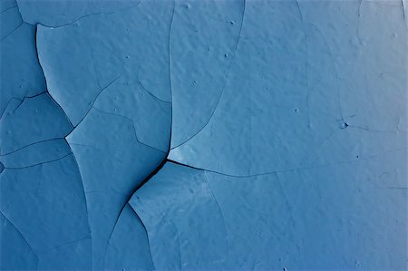 street crack - Blue background with aged peeling paint Stock Photo - Budget Royalty-Free & Subscription, Code: 400-04413057