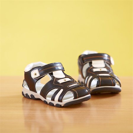 pair of baby shoes Stock Photo - Budget Royalty-Free & Subscription, Code: 400-04413176