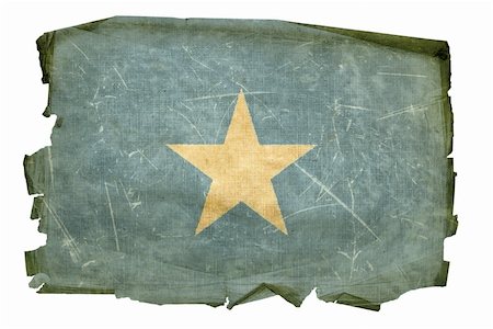 simsearch:400-04899420,k - Somali flag old, isolated on white background Stockbilder - Microstock & Abonnement, Bildnummer: 400-04424085