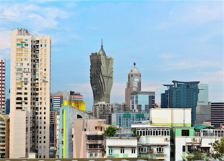 Macau downtown Stock Photo - Budget Royalty-Free & Subscription, Code: 400-04424277