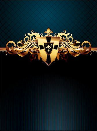 ornate frame, this illustration may be useful as designer work Stock Photo - Budget Royalty-Free & Subscription, Code: 400-04424370