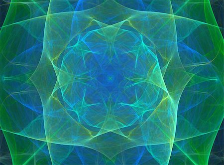 simsearch:400-04425466,k - Abstract blue and green silky design;  fractal image Stock Photo - Budget Royalty-Free & Subscription, Code: 400-04425433
