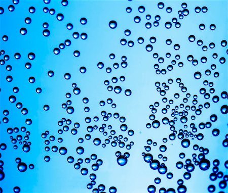 Close up shot of blue water bubbles. Stock Photo - Budget Royalty-Free & Subscription, Code: 400-04425607